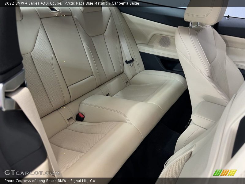 Arctic Race Blue Metallic / Canberra Beige 2022 BMW 4 Series 430i Coupe