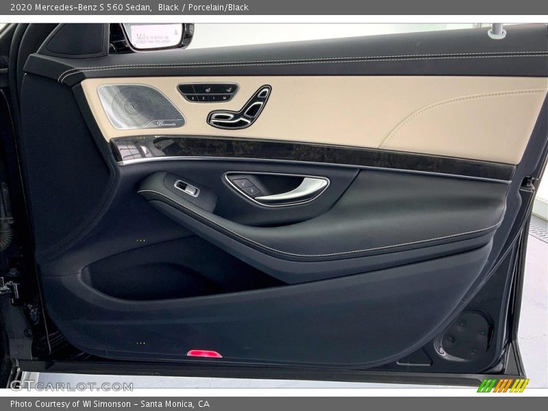 Black / Porcelain/Black 2020 Mercedes-Benz S 560 Sedan