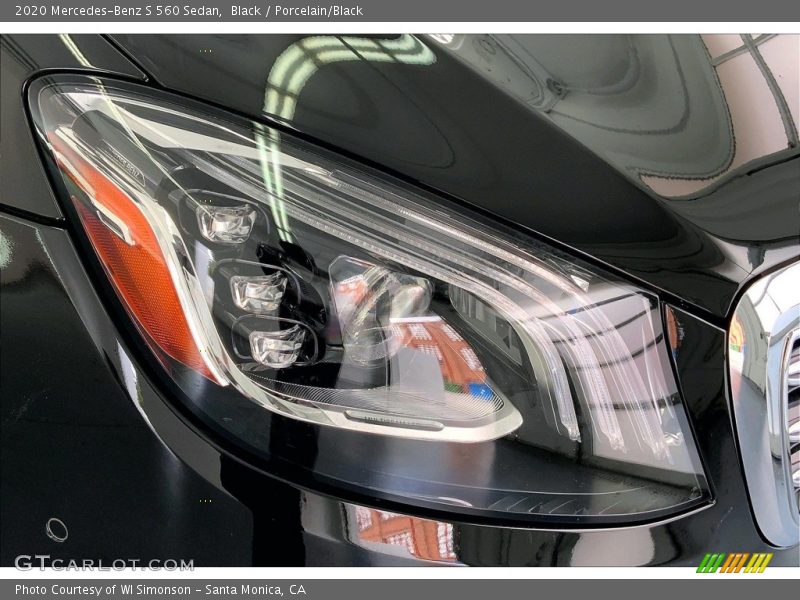 Black / Porcelain/Black 2020 Mercedes-Benz S 560 Sedan