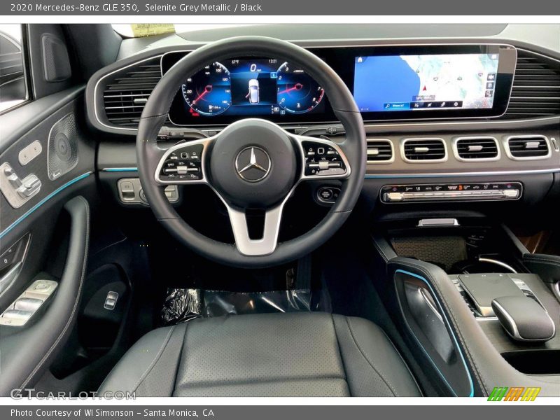 Selenite Grey Metallic / Black 2020 Mercedes-Benz GLE 350