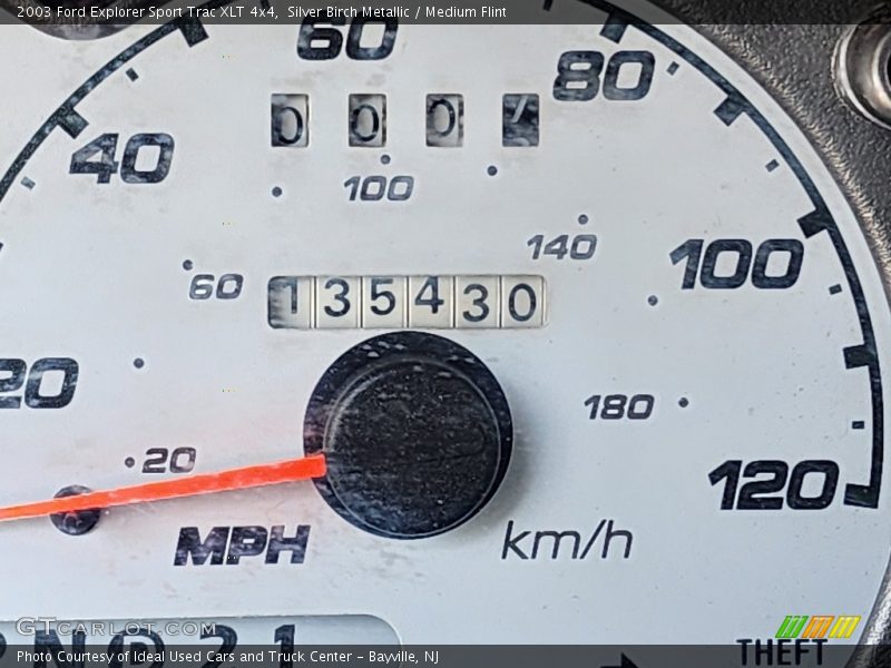 Silver Birch Metallic / Medium Flint 2003 Ford Explorer Sport Trac XLT 4x4