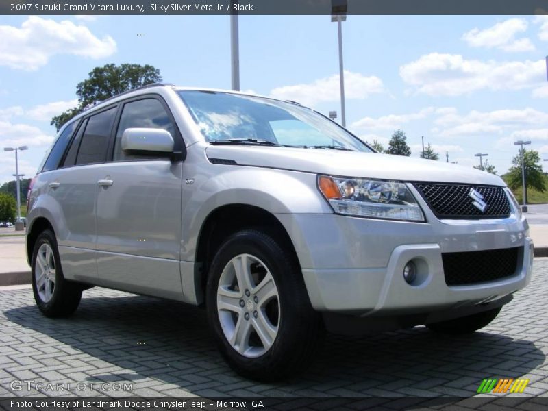 Silky Silver Metallic / Black 2007 Suzuki Grand Vitara Luxury