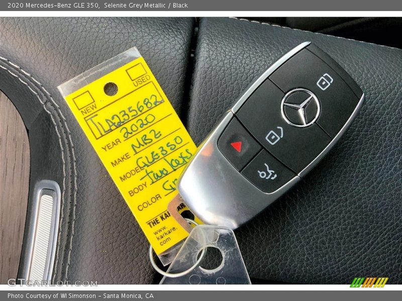 Selenite Grey Metallic / Black 2020 Mercedes-Benz GLE 350
