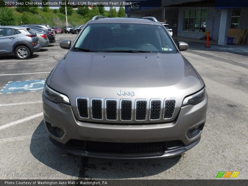 Light Brownstone Pearl / Black 2020 Jeep Cherokee Latitude Plus 4x4