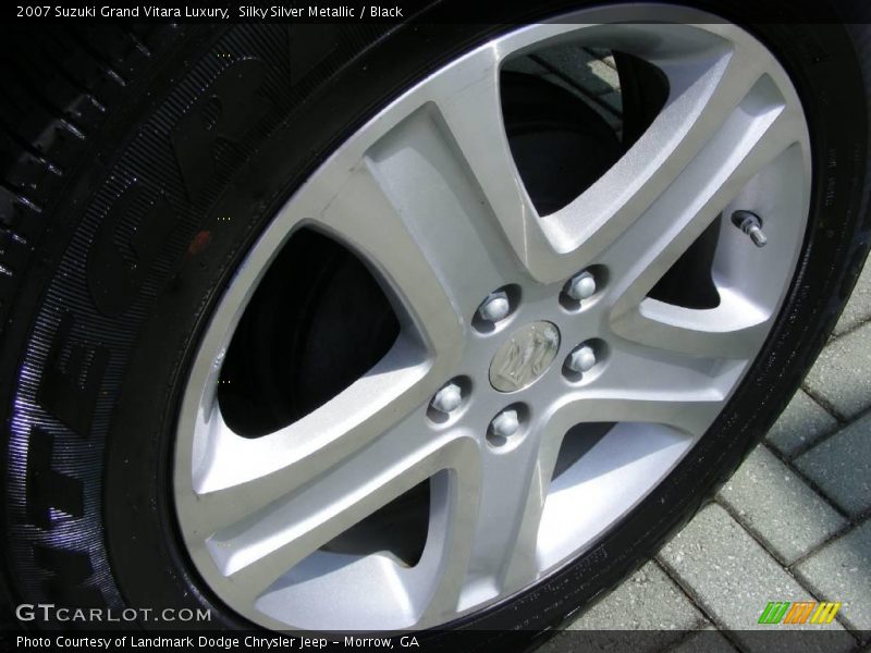 Silky Silver Metallic / Black 2007 Suzuki Grand Vitara Luxury