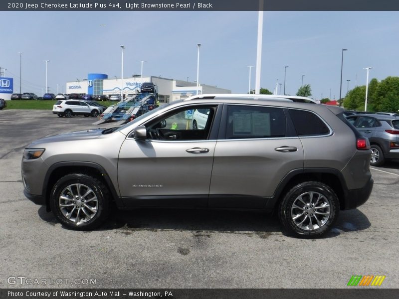 Light Brownstone Pearl / Black 2020 Jeep Cherokee Latitude Plus 4x4