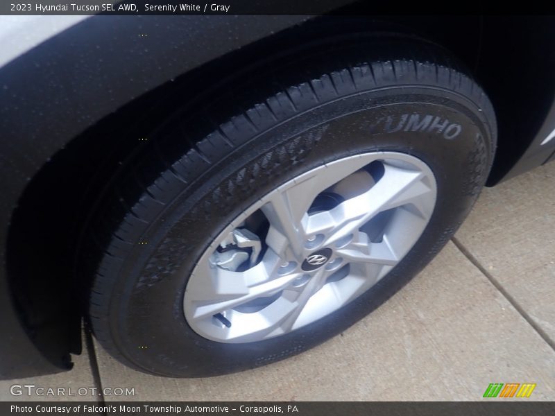 Serenity White / Gray 2023 Hyundai Tucson SEL AWD