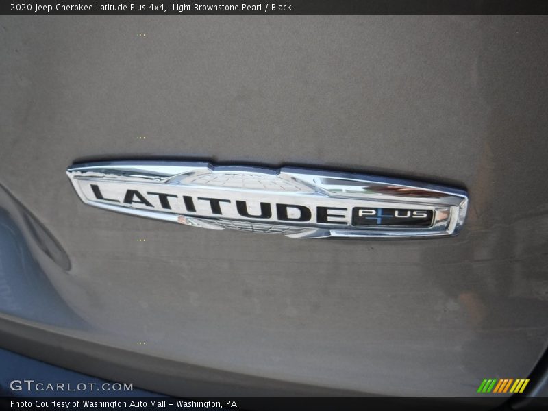 Light Brownstone Pearl / Black 2020 Jeep Cherokee Latitude Plus 4x4