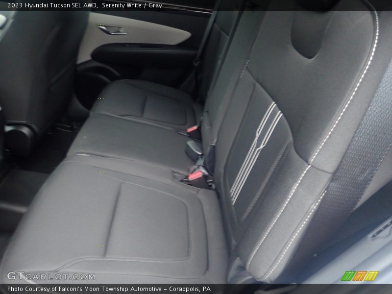 Serenity White / Gray 2023 Hyundai Tucson SEL AWD