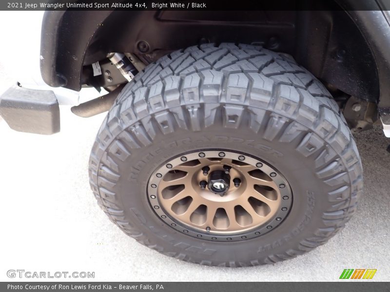 Bright White / Black 2021 Jeep Wrangler Unlimited Sport Altitude 4x4