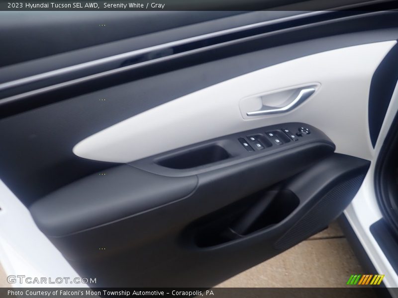 Serenity White / Gray 2023 Hyundai Tucson SEL AWD