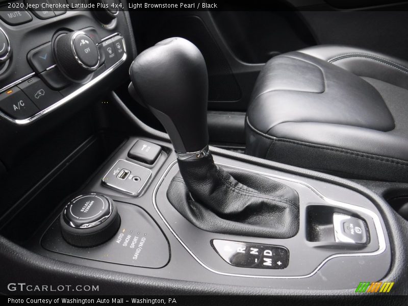 Light Brownstone Pearl / Black 2020 Jeep Cherokee Latitude Plus 4x4