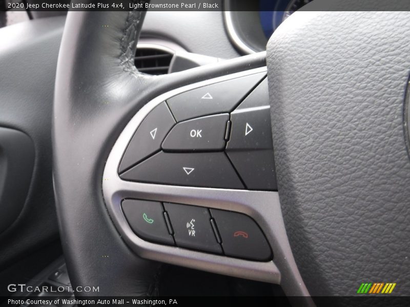 Light Brownstone Pearl / Black 2020 Jeep Cherokee Latitude Plus 4x4