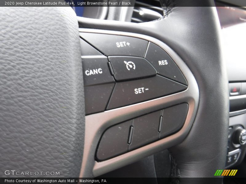 Light Brownstone Pearl / Black 2020 Jeep Cherokee Latitude Plus 4x4
