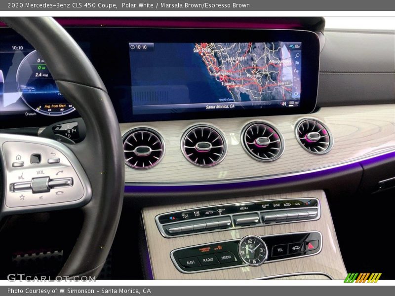 Controls of 2020 CLS 450 Coupe