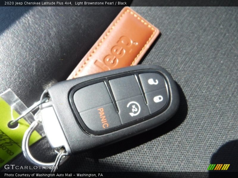 Light Brownstone Pearl / Black 2020 Jeep Cherokee Latitude Plus 4x4