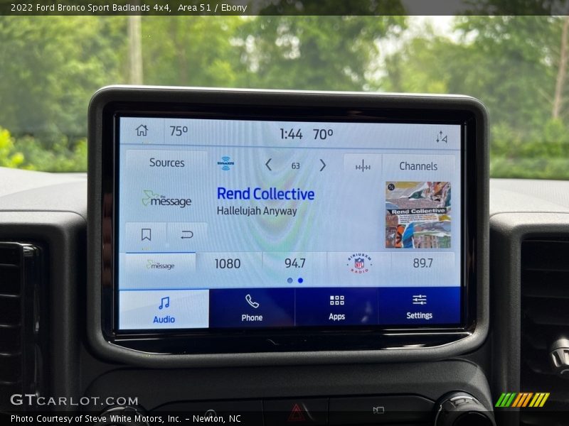 Controls of 2022 Bronco Sport Badlands 4x4