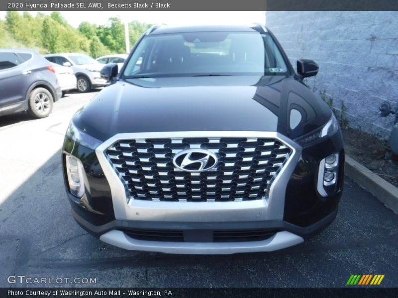 Becketts Black / Black 2020 Hyundai Palisade SEL AWD
