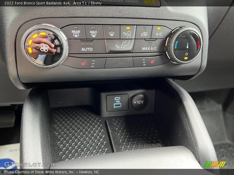 Controls of 2022 Bronco Sport Badlands 4x4