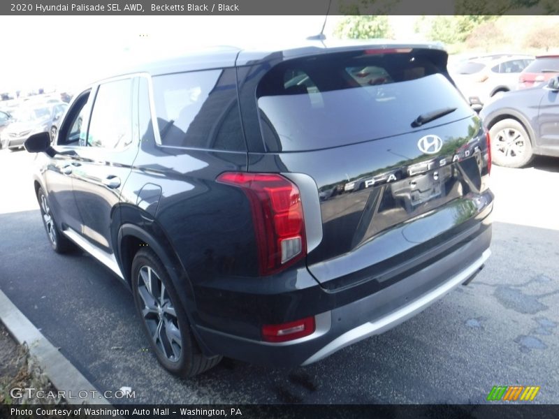 Becketts Black / Black 2020 Hyundai Palisade SEL AWD