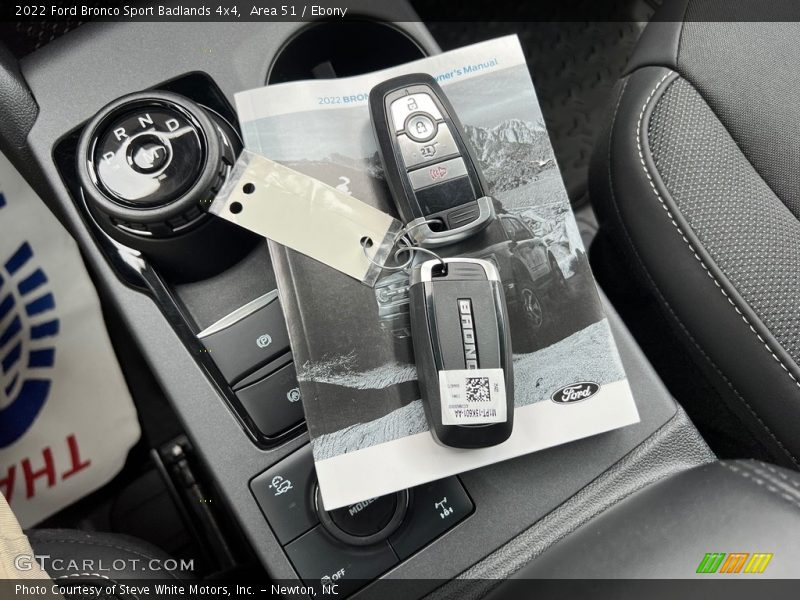 Keys of 2022 Bronco Sport Badlands 4x4