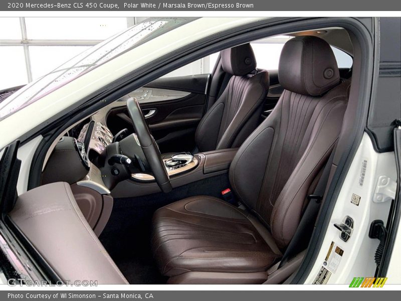 Front Seat of 2020 CLS 450 Coupe