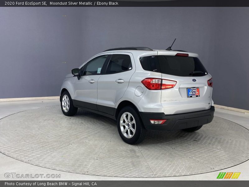 Moondust Silver Metallic / Ebony Black 2020 Ford EcoSport SE