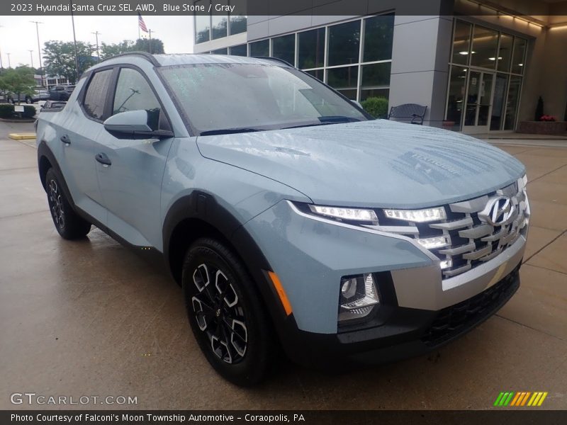 Blue Stone / Gray 2023 Hyundai Santa Cruz SEL AWD