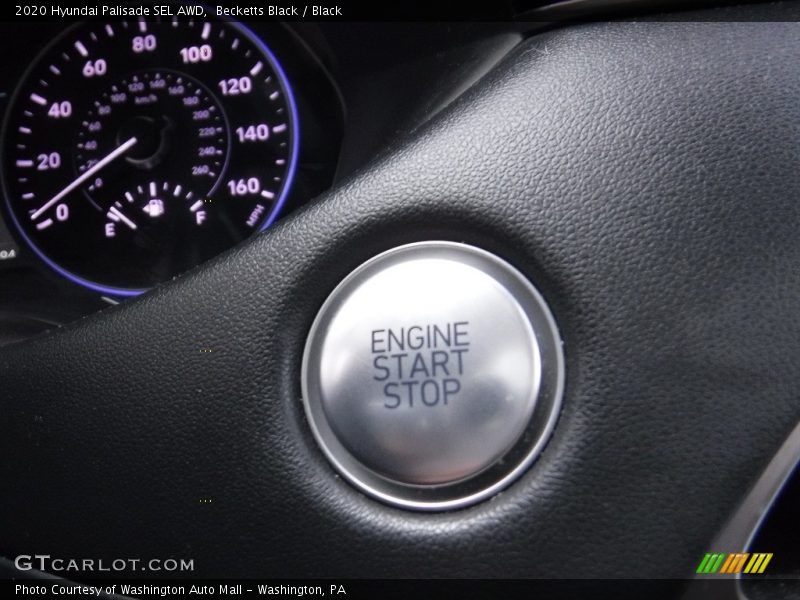 Controls of 2020 Palisade SEL AWD