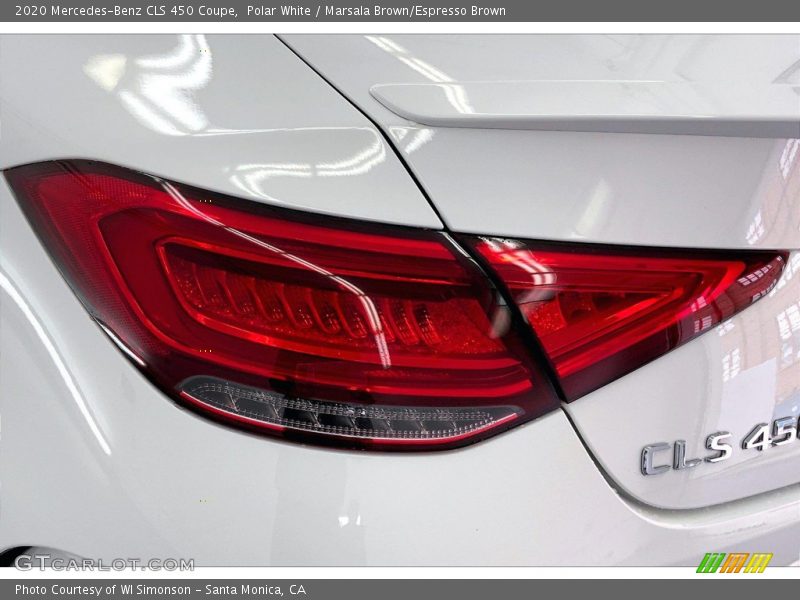 Polar White / Marsala Brown/Espresso Brown 2020 Mercedes-Benz CLS 450 Coupe