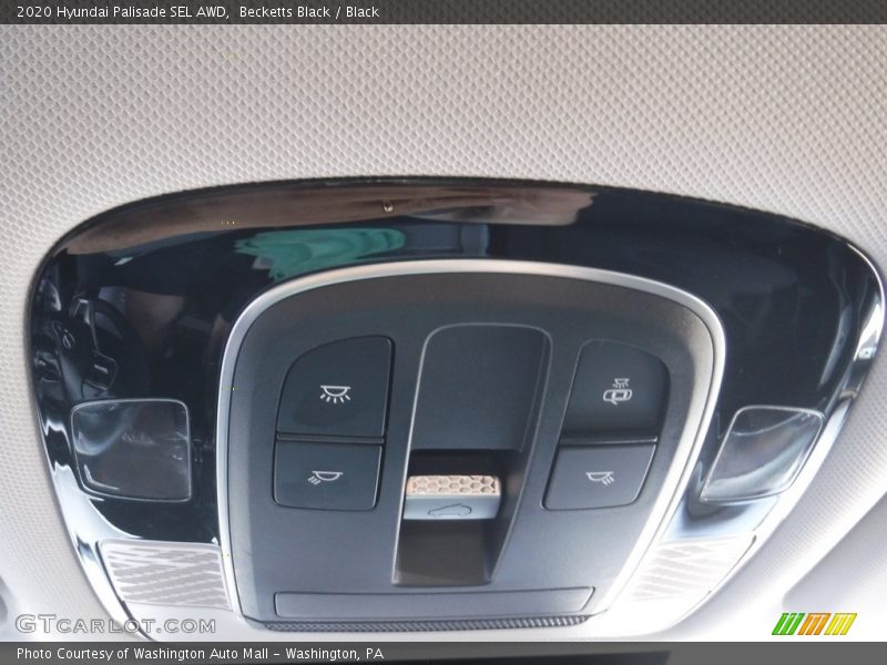 Controls of 2020 Palisade SEL AWD