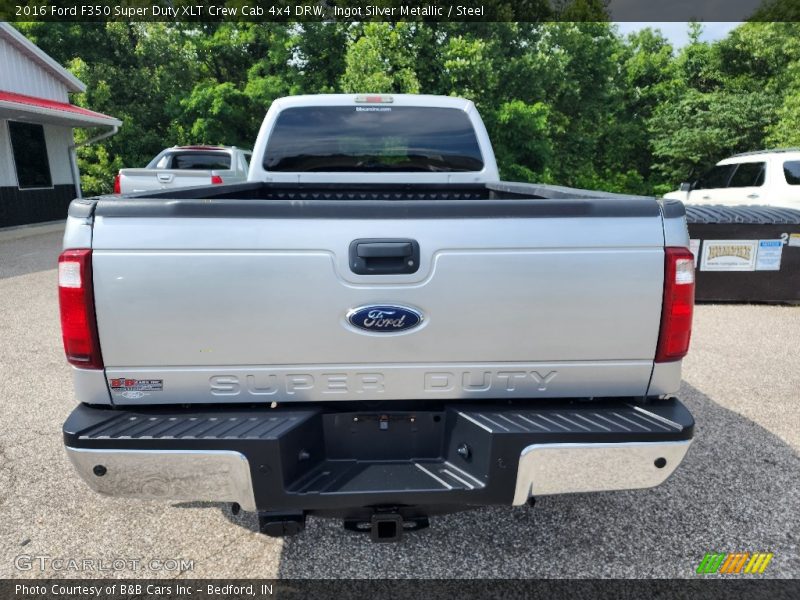 Ingot Silver Metallic / Steel 2016 Ford F350 Super Duty XLT Crew Cab 4x4 DRW