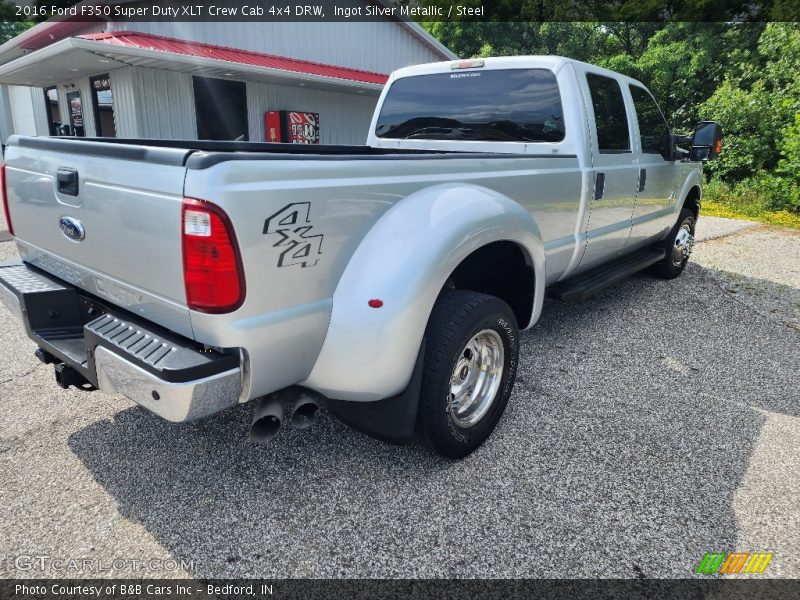Ingot Silver Metallic / Steel 2016 Ford F350 Super Duty XLT Crew Cab 4x4 DRW