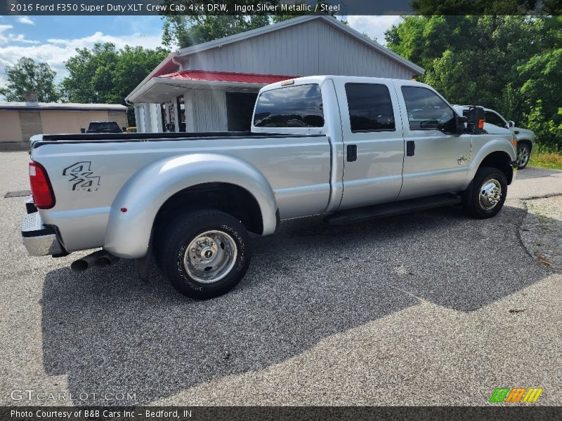 Ingot Silver Metallic / Steel 2016 Ford F350 Super Duty XLT Crew Cab 4x4 DRW