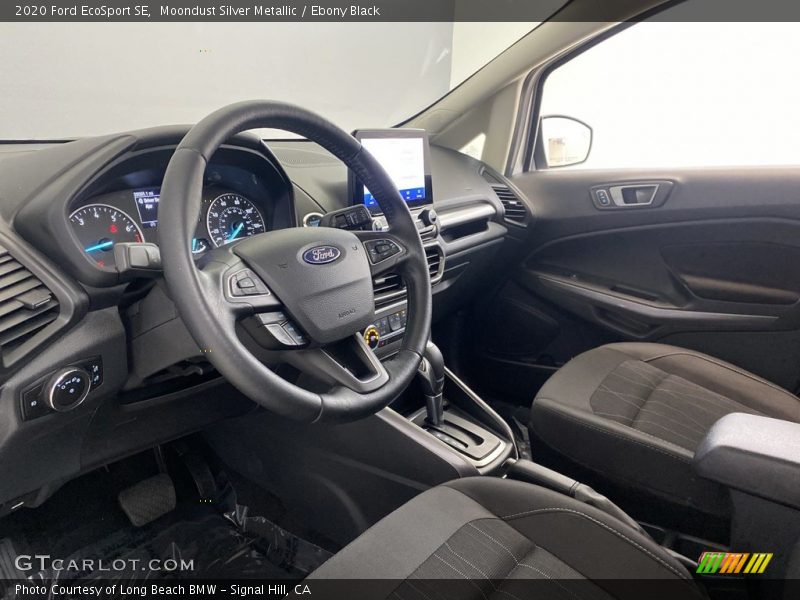  2020 EcoSport SE Ebony Black Interior