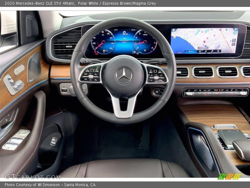 Polar White / Espresso Brown/Magma Grey 2020 Mercedes-Benz GLE 350 4Matic