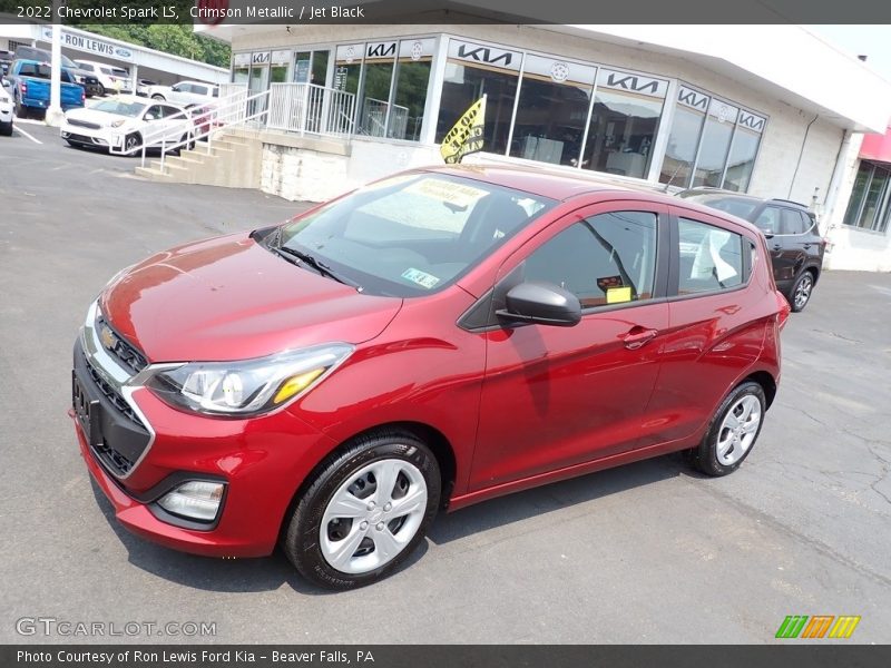 Crimson Metallic / Jet Black 2022 Chevrolet Spark LS