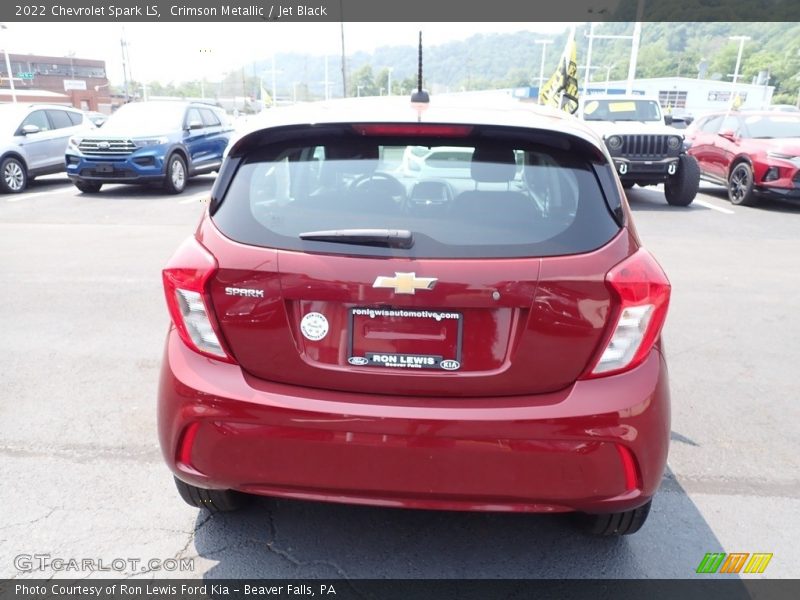 Crimson Metallic / Jet Black 2022 Chevrolet Spark LS
