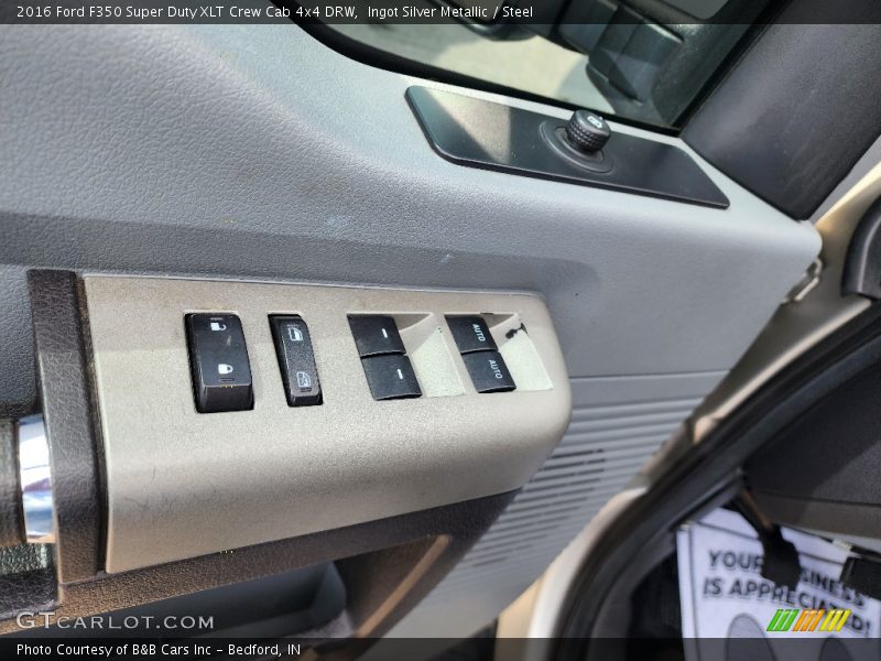 Ingot Silver Metallic / Steel 2016 Ford F350 Super Duty XLT Crew Cab 4x4 DRW