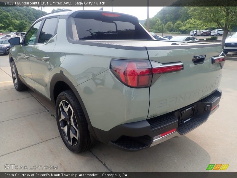 Sage Gray / Black 2023 Hyundai Santa Cruz Limited AWD