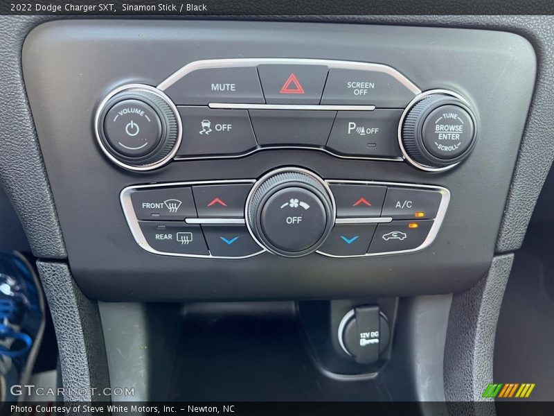Controls of 2022 Charger SXT