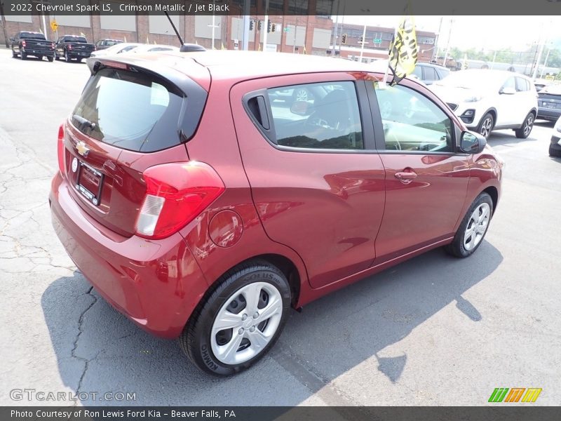 Crimson Metallic / Jet Black 2022 Chevrolet Spark LS