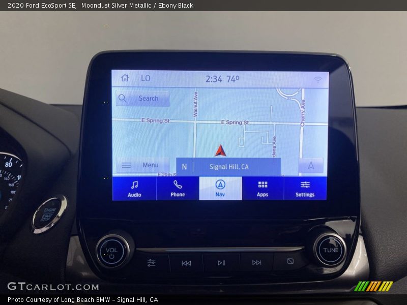 Moondust Silver Metallic / Ebony Black 2020 Ford EcoSport SE