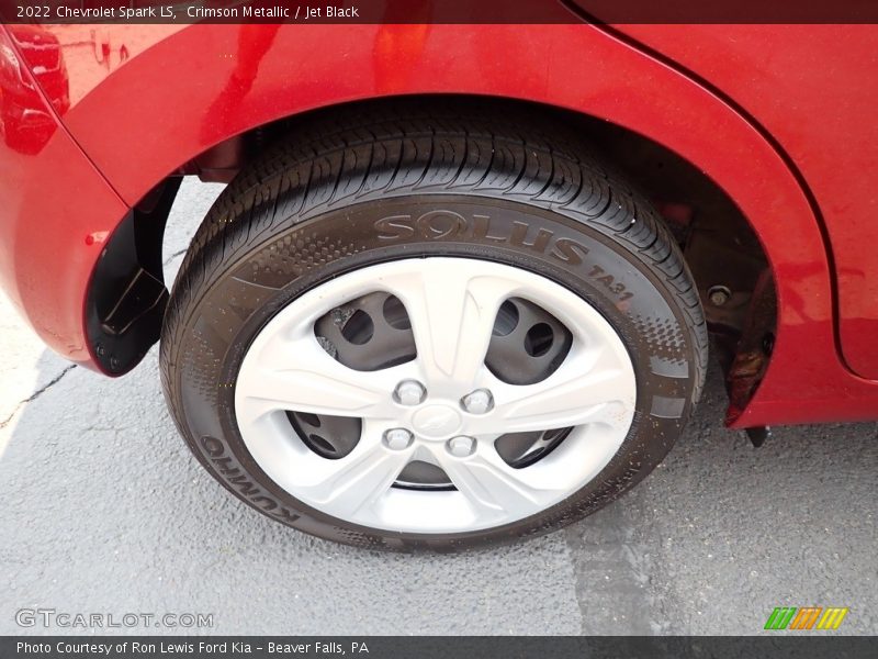 Crimson Metallic / Jet Black 2022 Chevrolet Spark LS