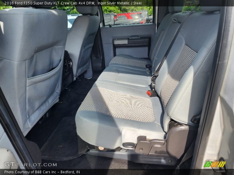 Ingot Silver Metallic / Steel 2016 Ford F350 Super Duty XLT Crew Cab 4x4 DRW