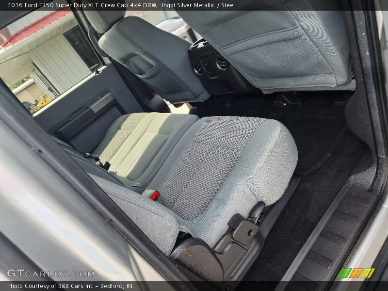 Ingot Silver Metallic / Steel 2016 Ford F350 Super Duty XLT Crew Cab 4x4 DRW