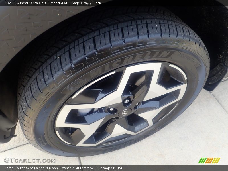 Sage Gray / Black 2023 Hyundai Santa Cruz Limited AWD