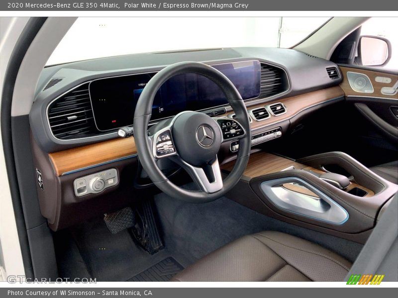 Polar White / Espresso Brown/Magma Grey 2020 Mercedes-Benz GLE 350 4Matic