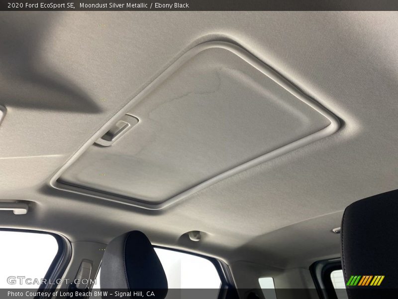 Moondust Silver Metallic / Ebony Black 2020 Ford EcoSport SE