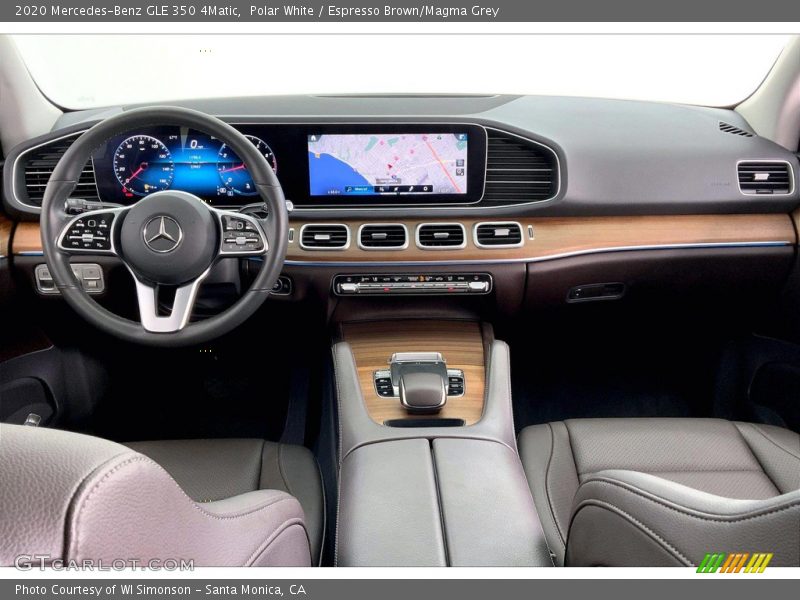 Polar White / Espresso Brown/Magma Grey 2020 Mercedes-Benz GLE 350 4Matic